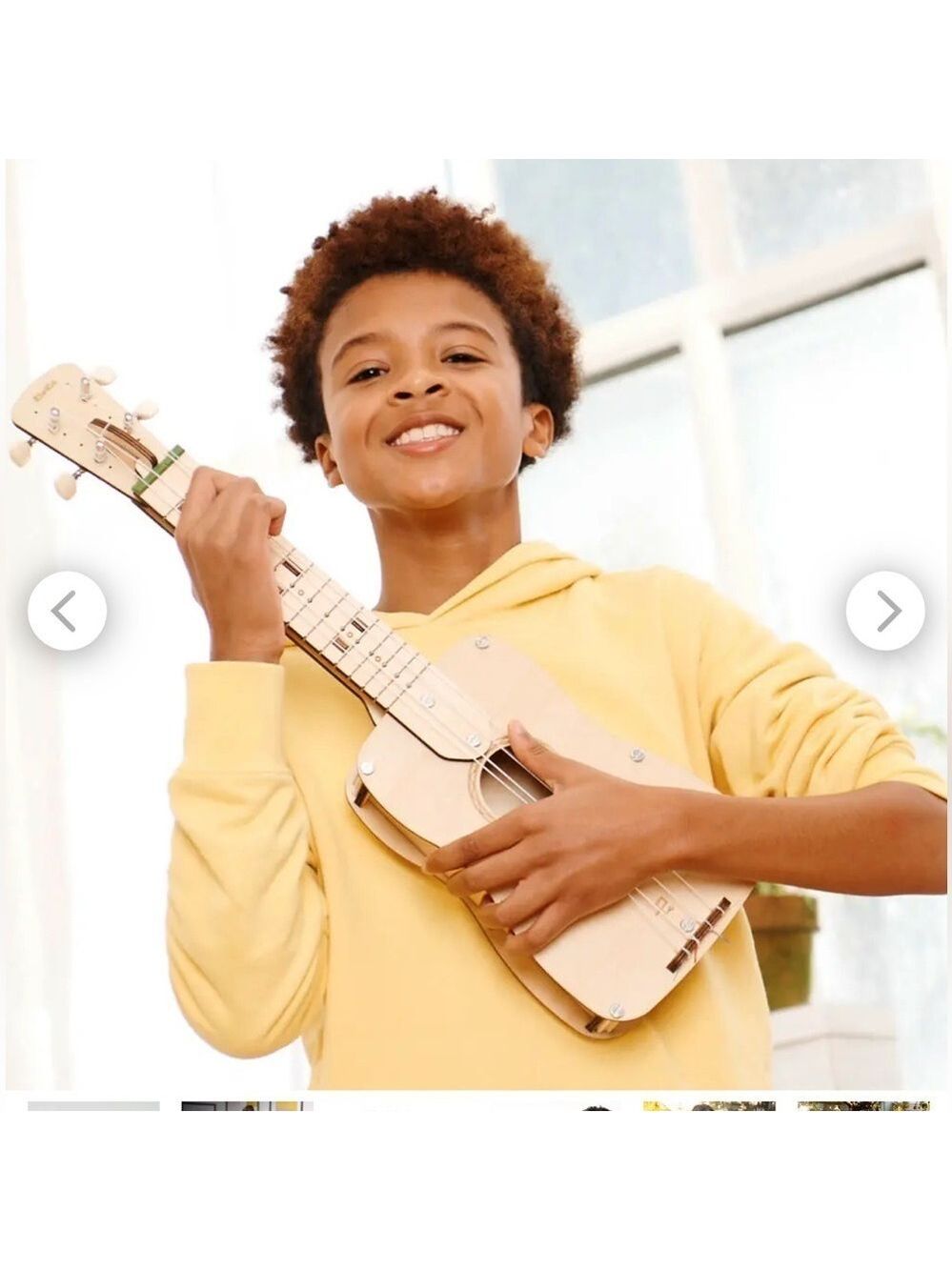 Kiwi Co Wood Tenor Ukulele Assembled Kit 23" Assembled but never used! - Picture 9 of 10